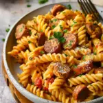 Creamy Cajun Sausage Pasta (One Pot)