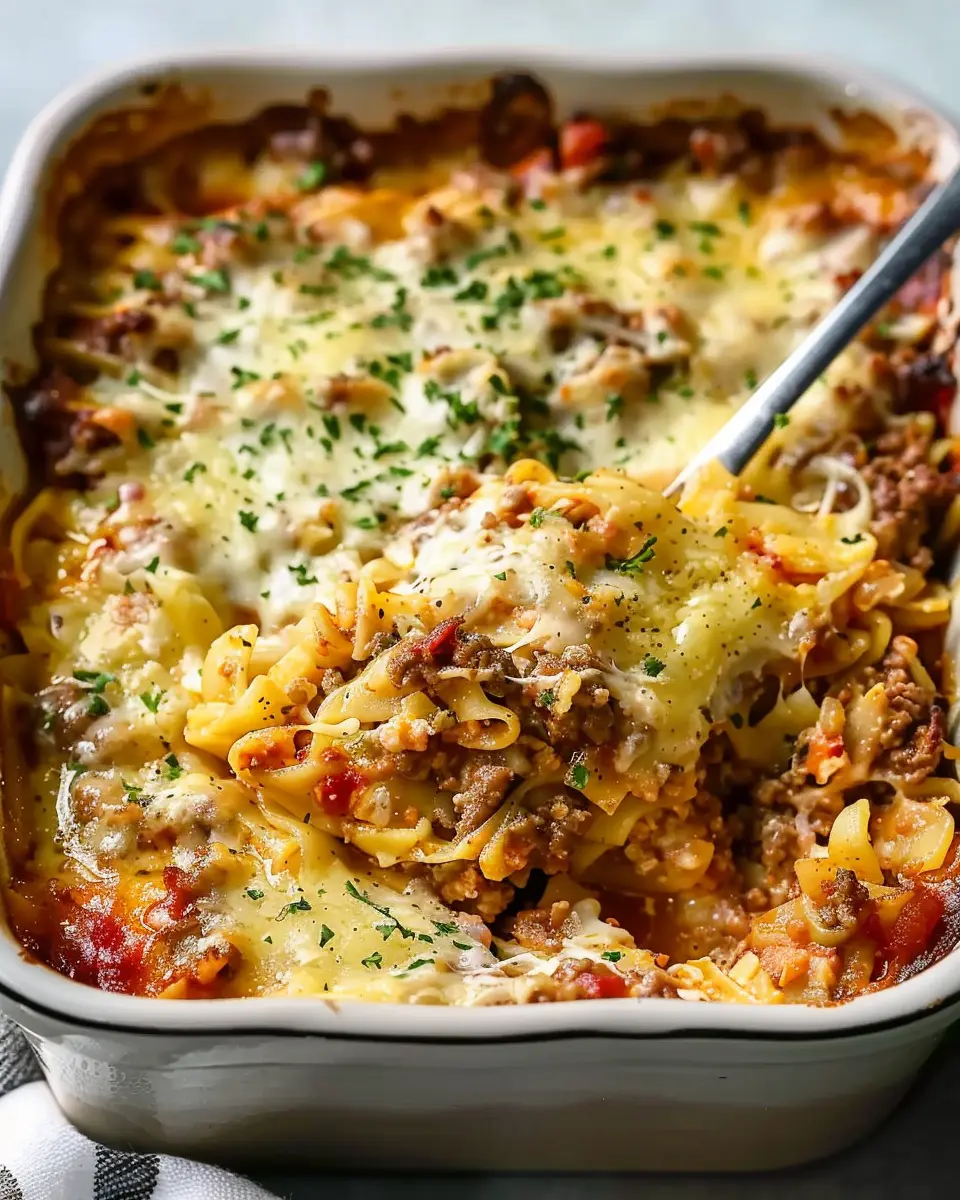 Homestyle Ground Beef Casserole: Easy Comfort Food Delight