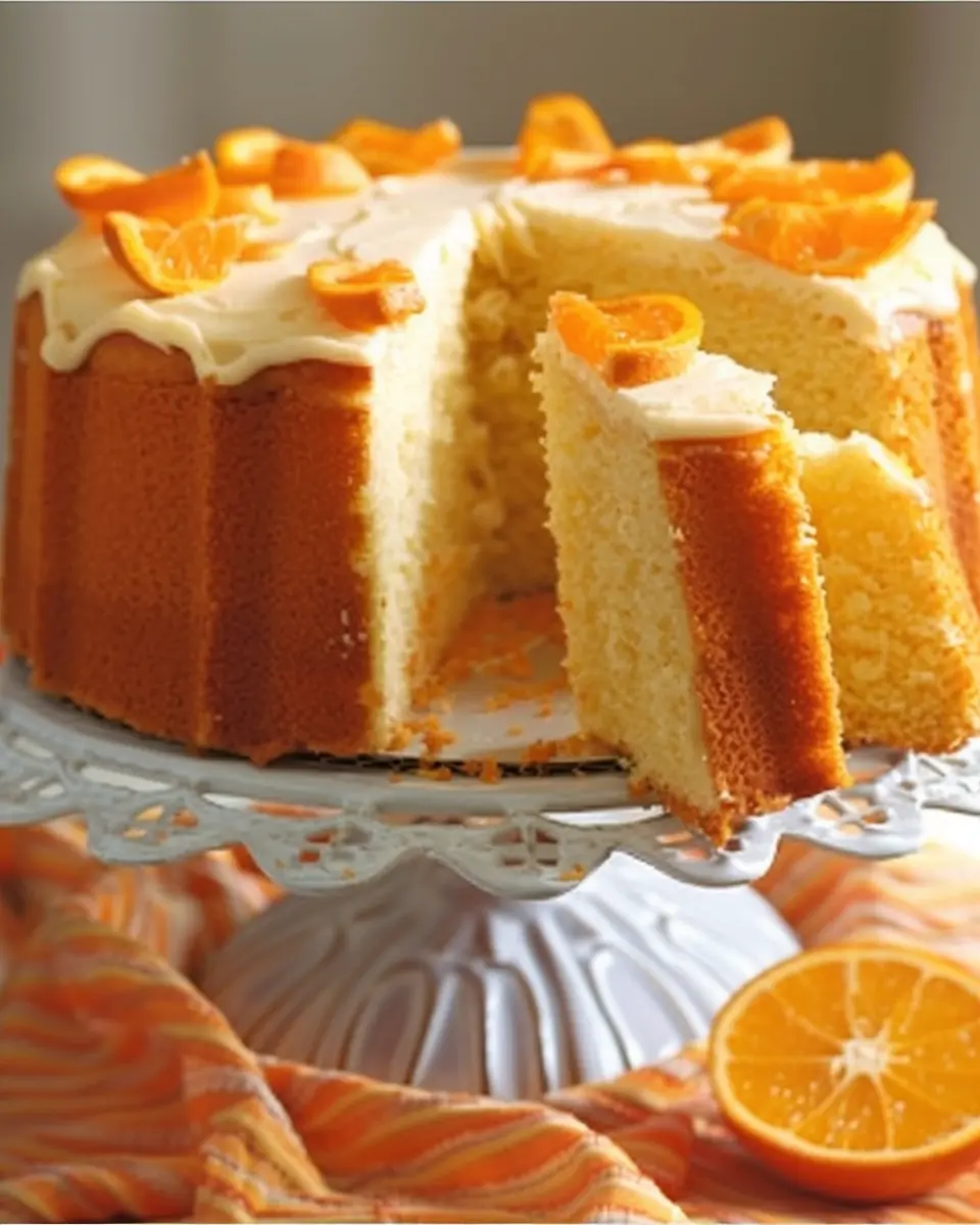 Heavenly Orange Chiffon Cake: Light and Indulgent Delight at Home