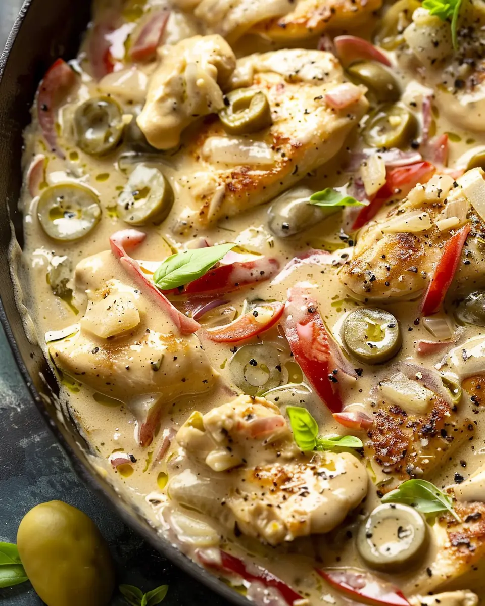 Creamy Pepperoncini Chicken Skillet: Easy Delight for Dinner