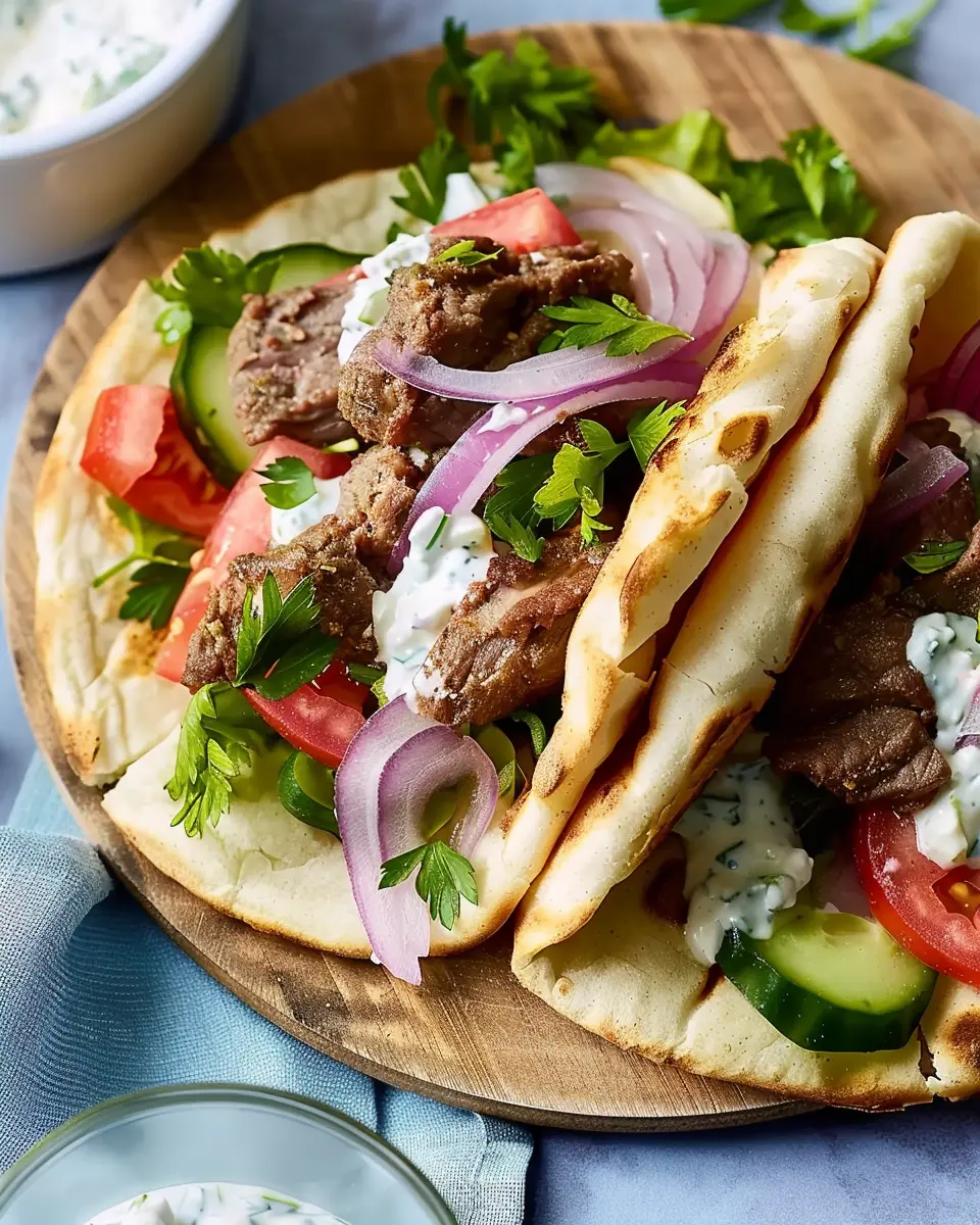 Homemade Gyros Recipe: Juicy Gyro Meat with Homemade Tzatziki
