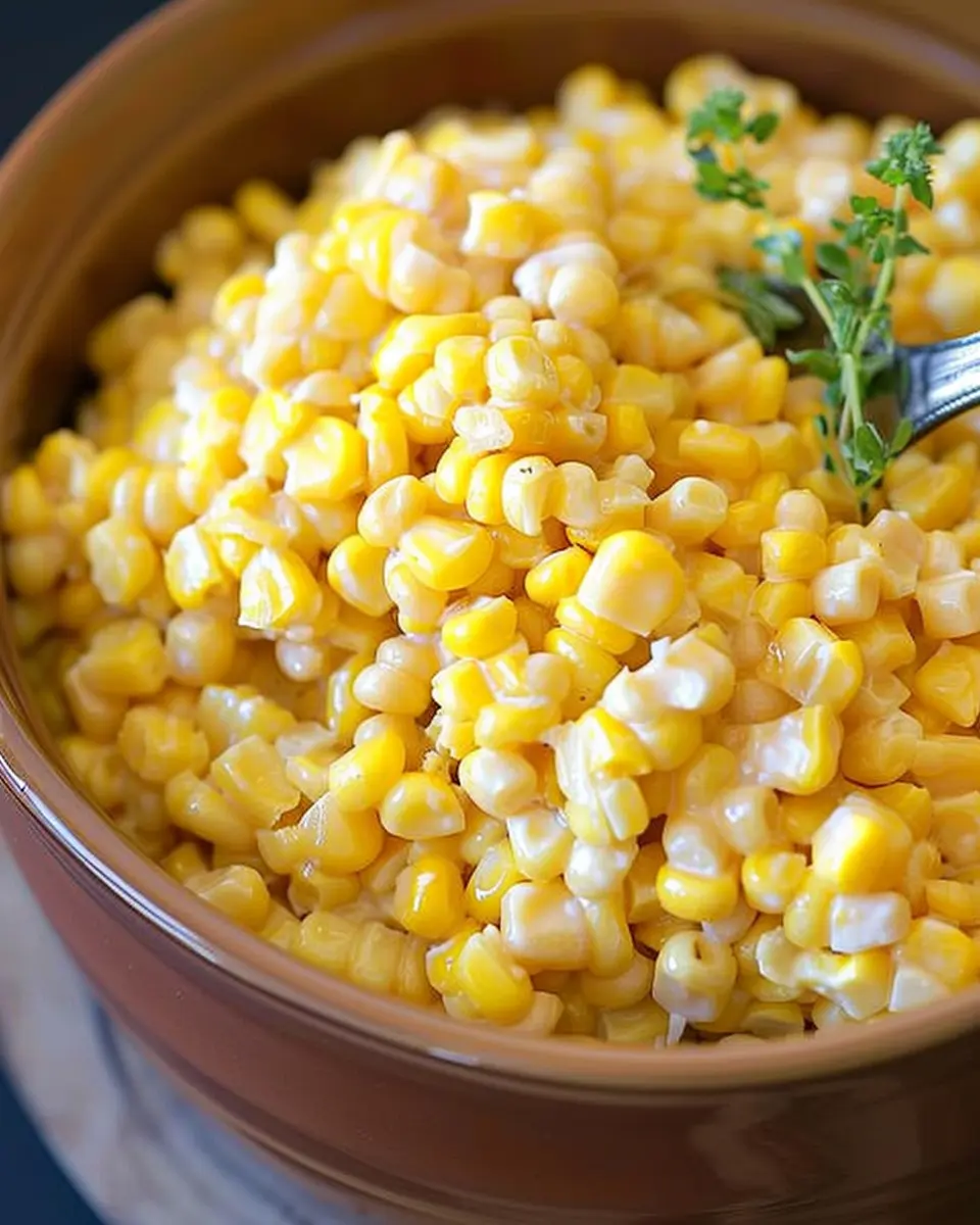 Slow Cooker Cheddar Corn: Easy Comfort Food with Turkey Bacon