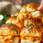 Sheet Pan Buffalo Chicken Sliders