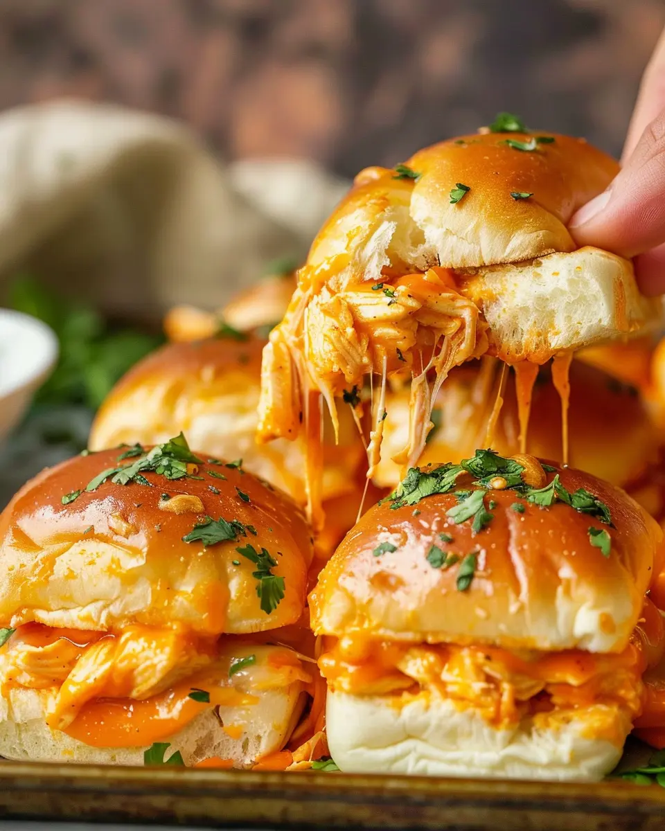 Sheet Pan Buffalo Chicken Sliders: Easy, Flavor-Packed Delight