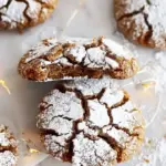 Gingerbread Crinkle Cookies