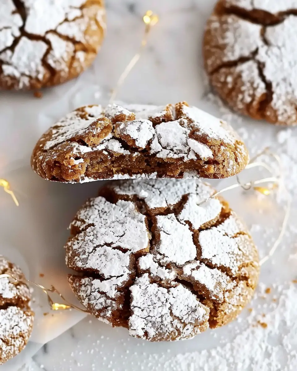 Gingerbread Crinkle Cookies: The Easy Indulgence You Need Today