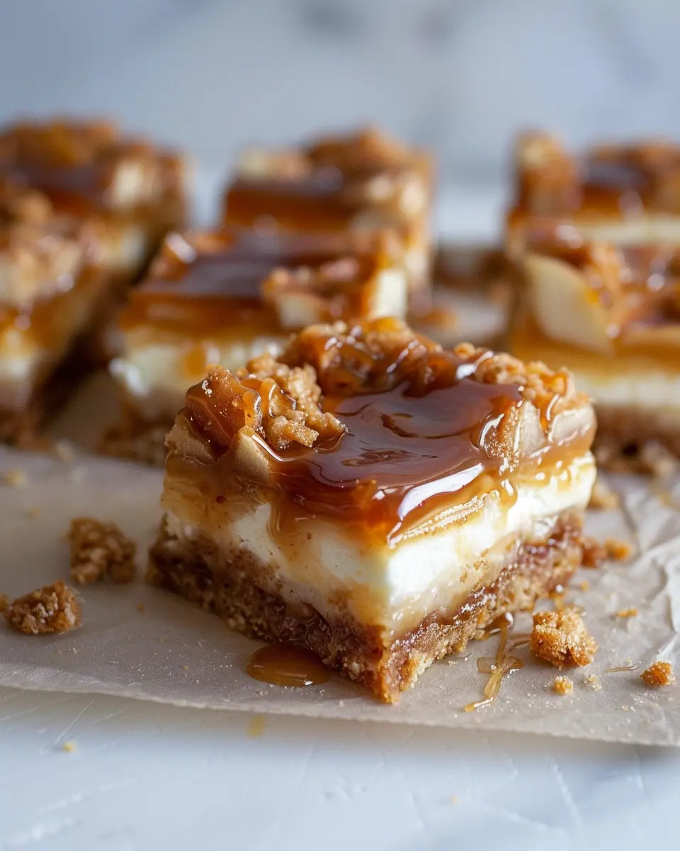 Caramel Apple Cheesecake Bars: Easy Indulgence for Fall Baking