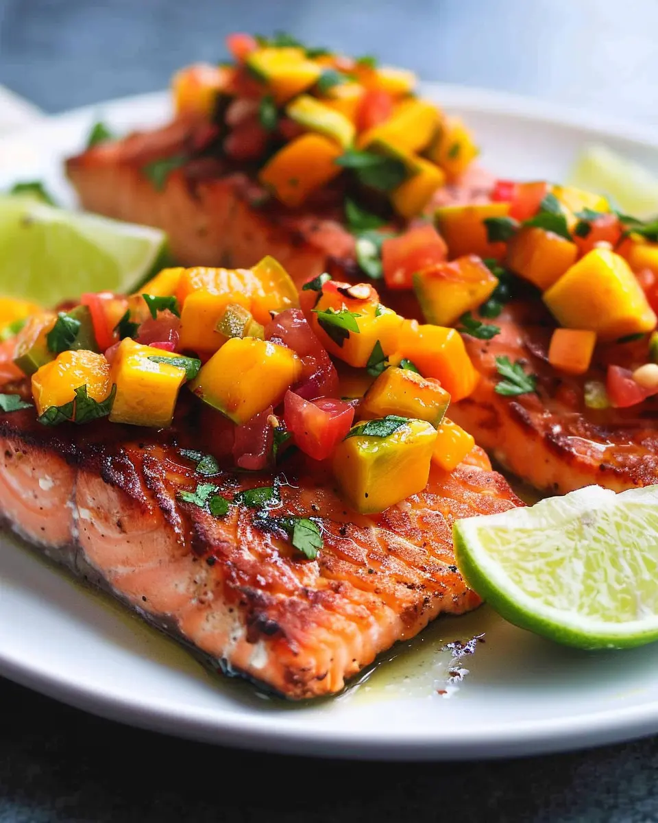 Salmon with Mango Salsa: Refreshing Summer Delight Recipe