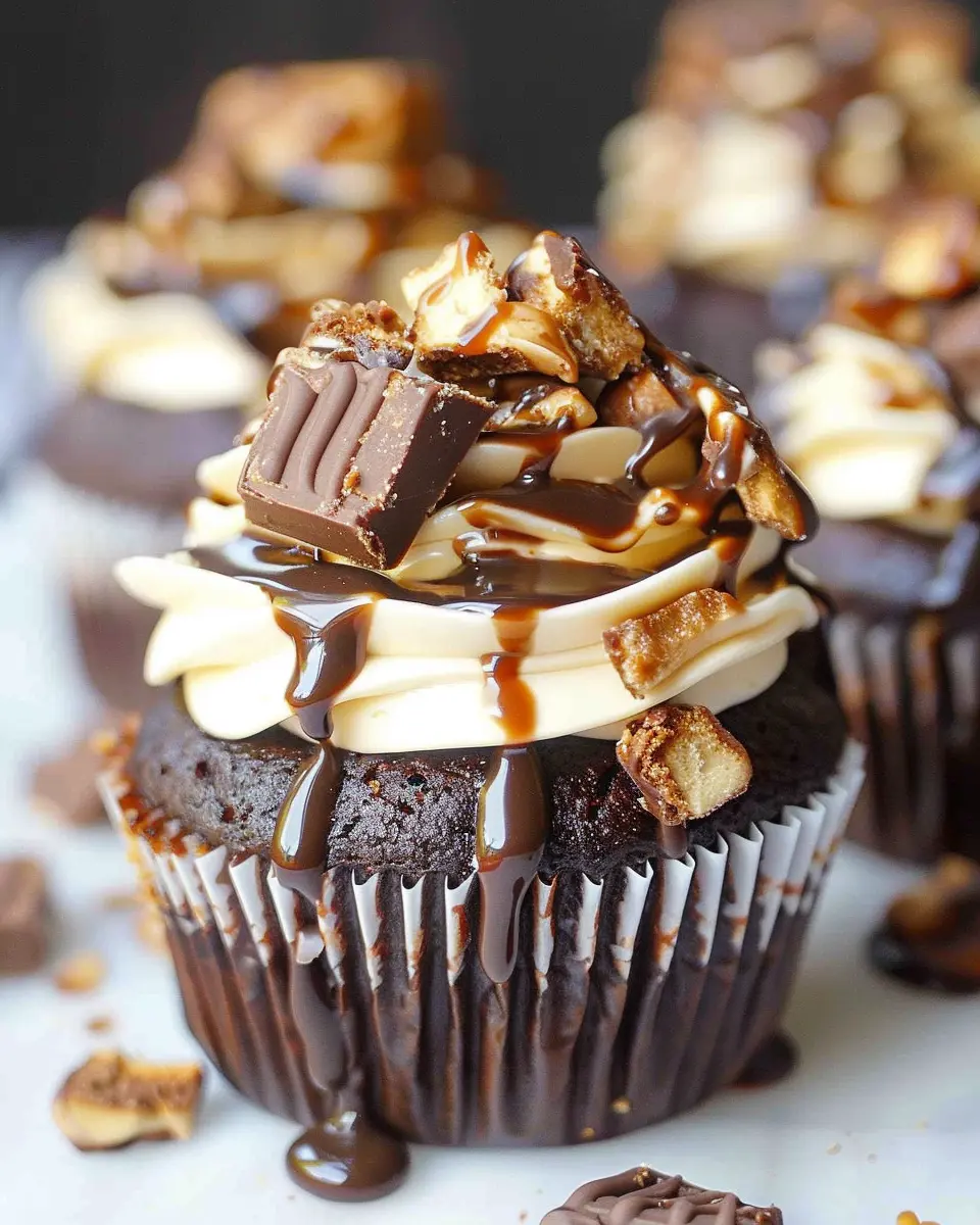 Snickers Cupcakes: Indulgent Treat for Chocolate Lovers