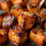 Hot Honey Salmon Bites