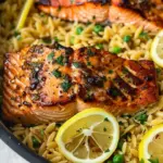 One-pan Lemon Orzo and Salmon