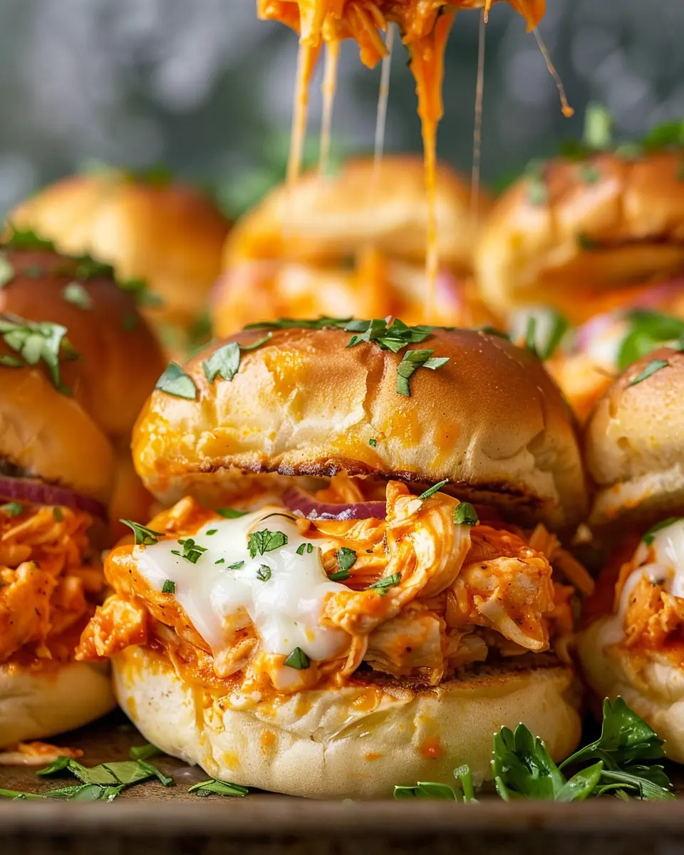 Spicy Buffalo Chicken Sliders: Irresistibly Juicy &amp; Easy to Make
