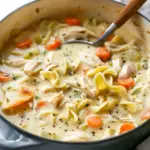 Easy Creamy Chicken Noodle Soup