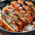 Japanese Katsu Bowls with Tonkatsu Sauce