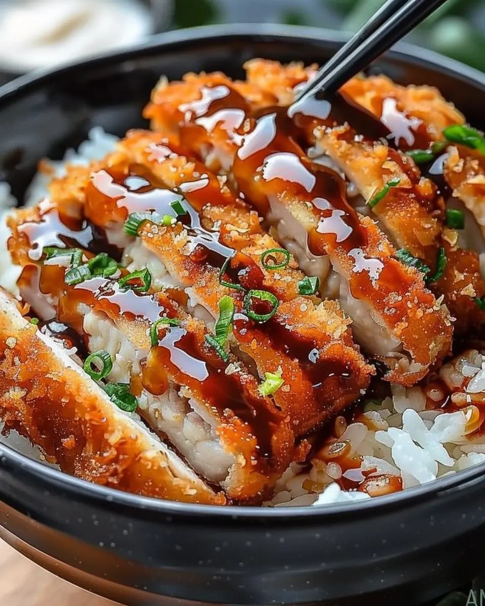 Japanese Katsu Bowls: Easy Recipe with Delightful Tonkatsu Sauce