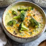 Healthy Broccoli Cheddar Soup