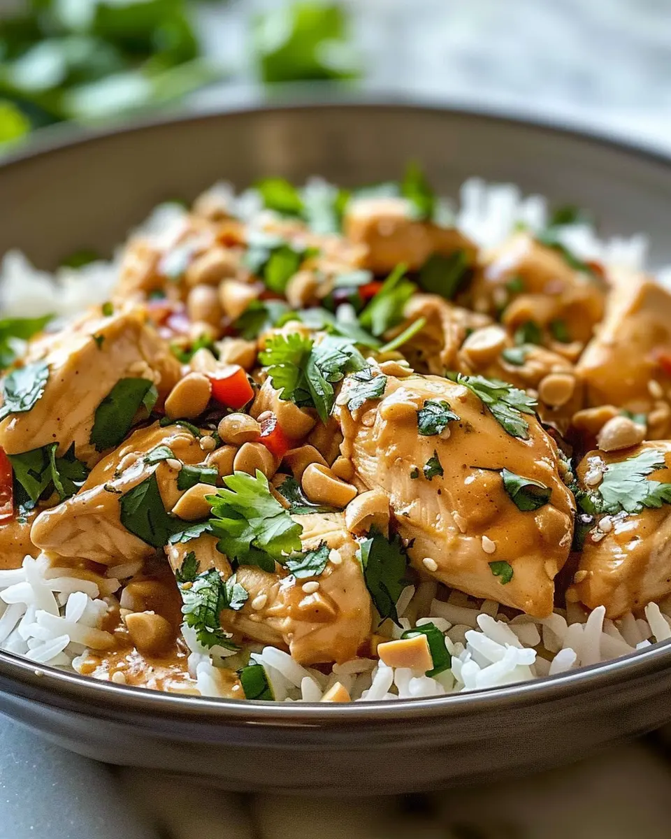 Irresistible Thai Peanut Chicken: Easy Recipe for Flavor Lovers
