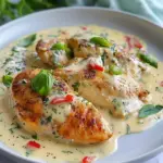 Chicken in Basil Cream Sauce
