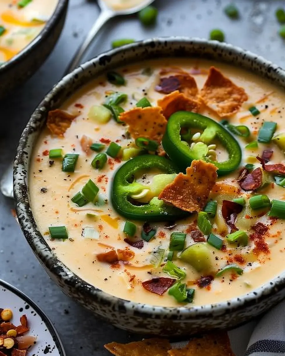 Jalapeno Popper Soup: The Best Creamy Delight with Turkey Bacon