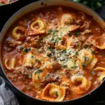 Hearty Tortellini Lasagna Soup