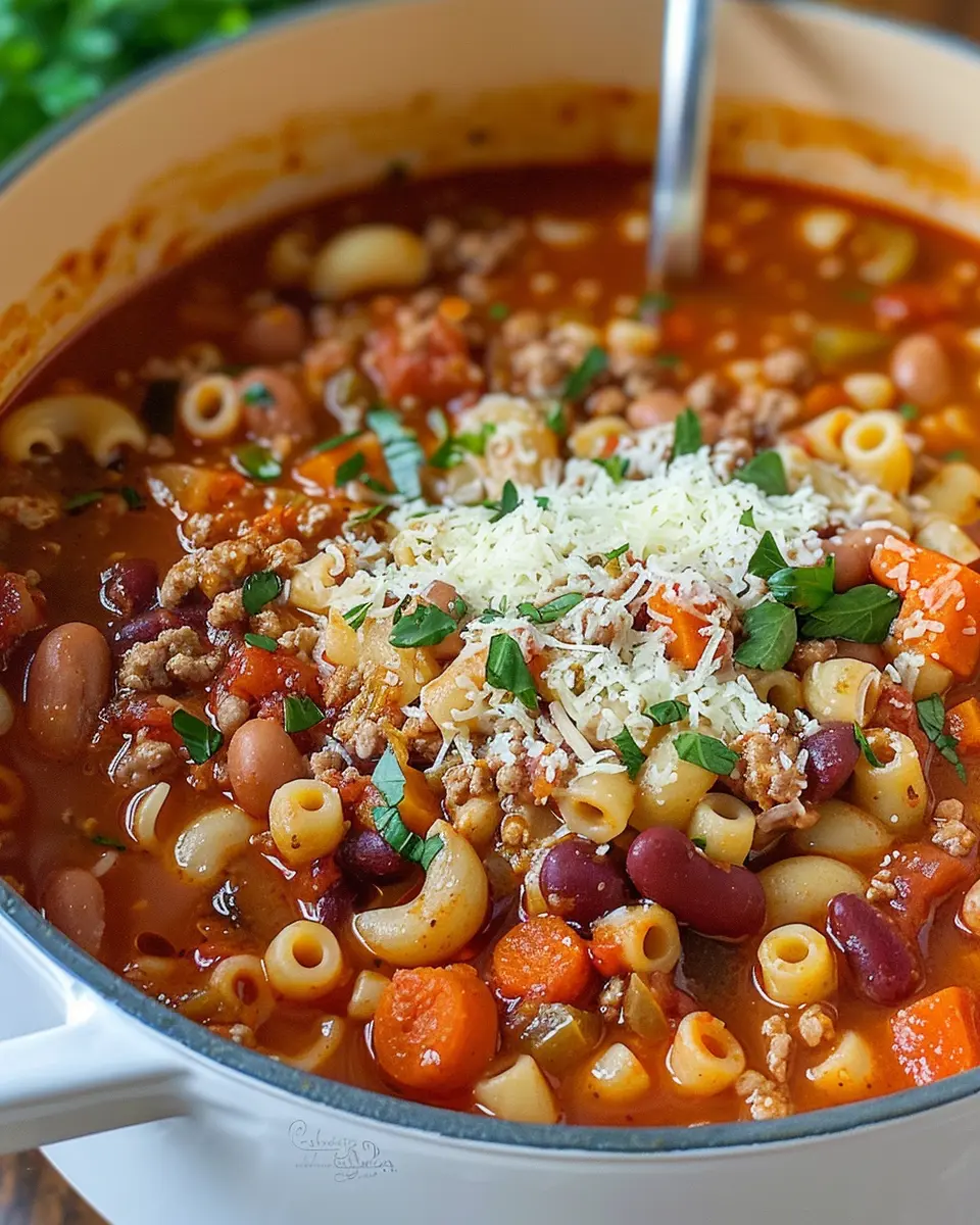 Olive Garden Pasta e Fagioli: A Hearty Twist with Turkey Bacon