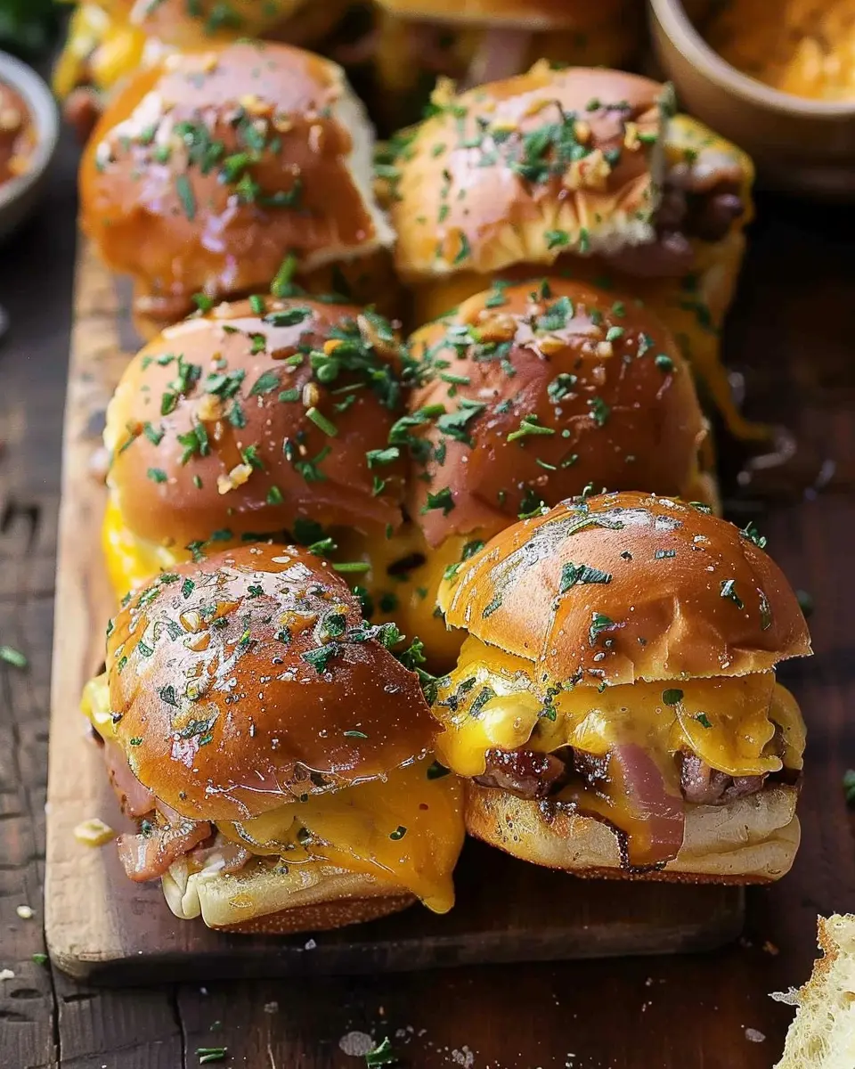 Cowboy Breakfast Sliders: Indulgent Turkey Bacon &amp; Chicken Ham Delight