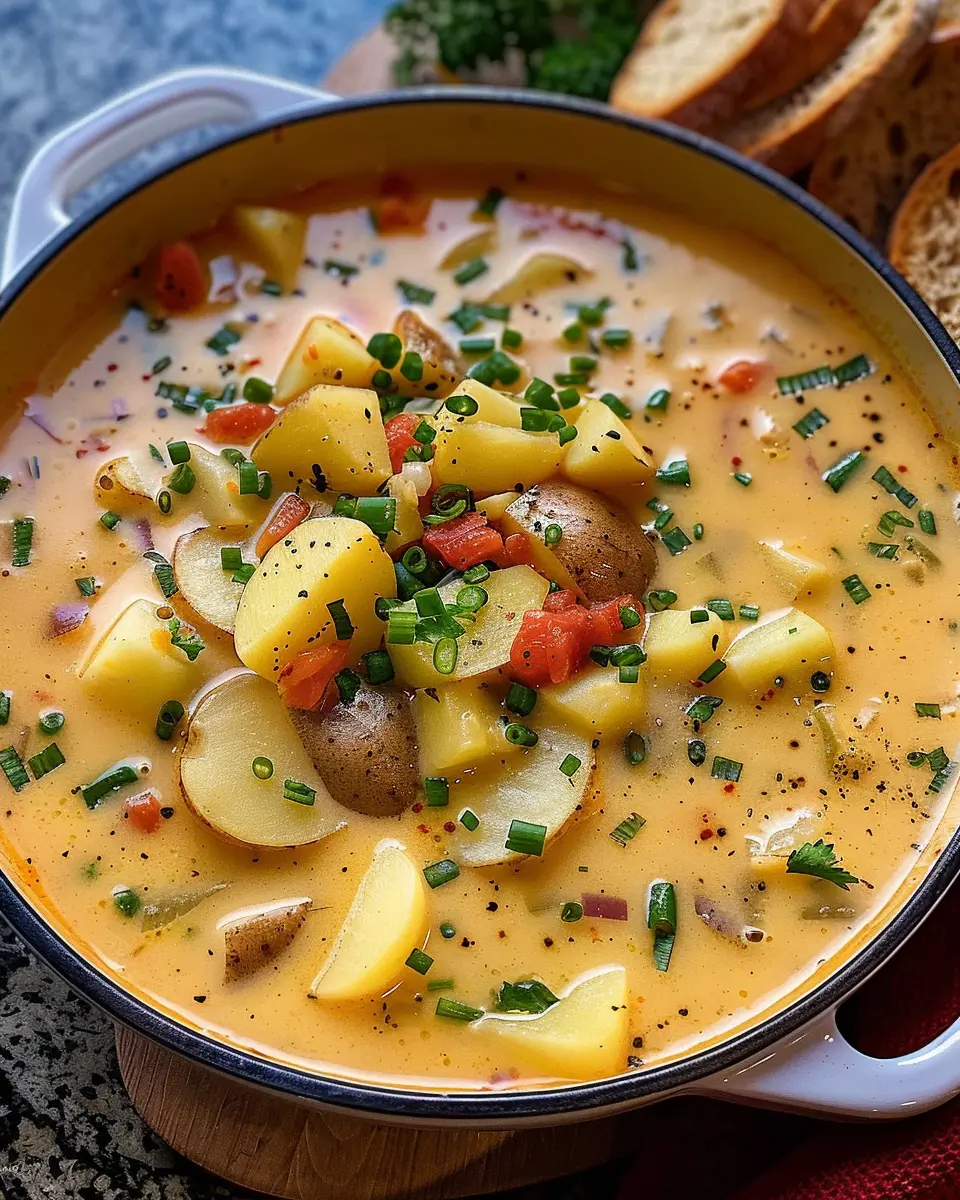 Cajun Potato Soup: The Best Comfort Food with Turkey Bacon and Chicken Ham