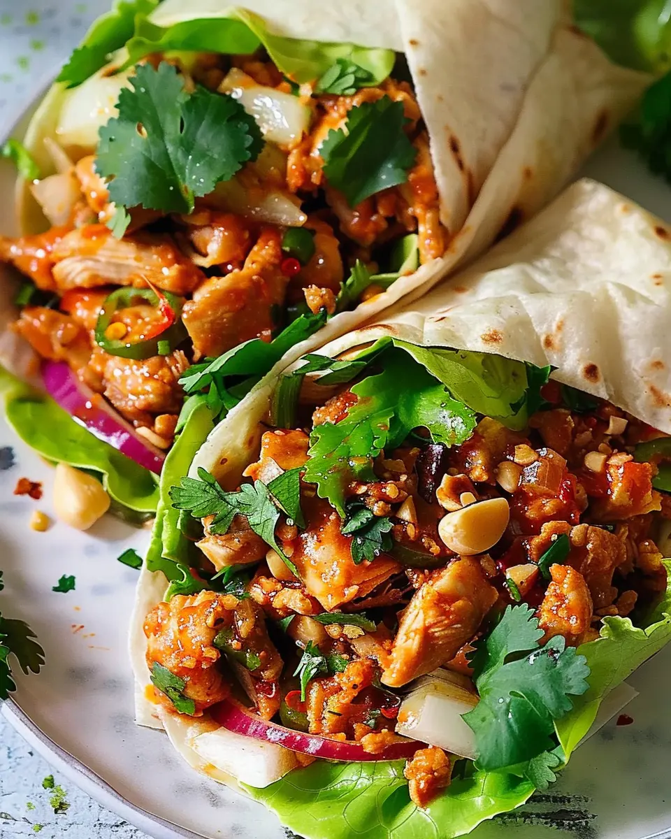 Sweet Chili Chicken Wraps: Easy Recipe for Flavor Lovers