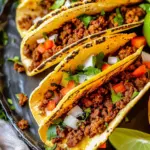 Crispy Baked Ground Beef Tacos