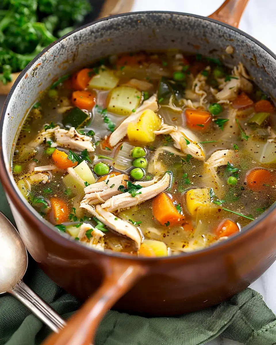Chicken Vegetable Soup: Hearty &amp; Easy Recipe for Home Cooks