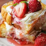 Strawberry Cheesecake Stuffed French Toast