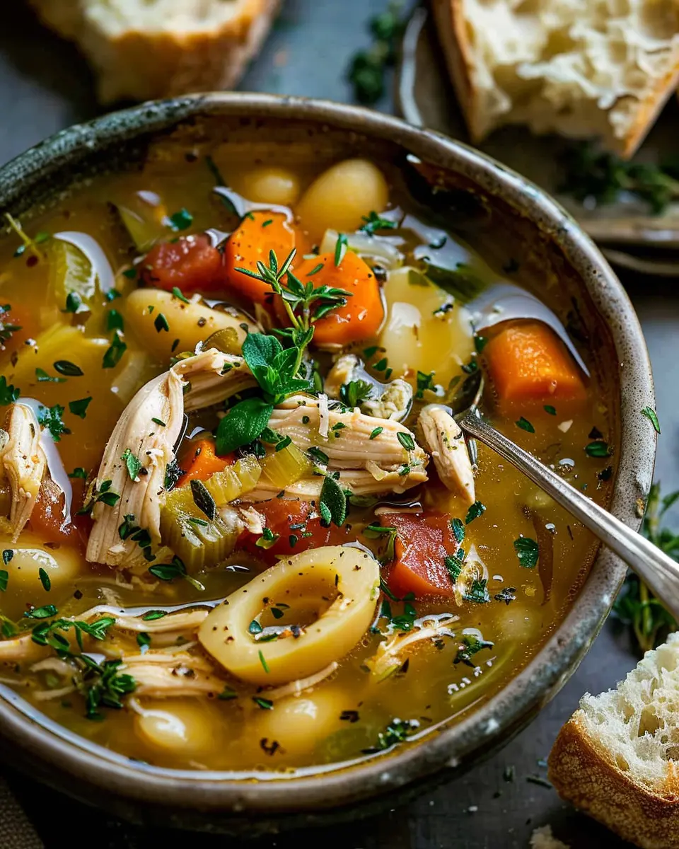 Tuscan Style Chicken Soup: Easy Comfort in Every Bowl