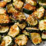 Low-Calorie Air Fryer Zucchini Parmesan