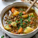 Easy Lentil Potato Soup