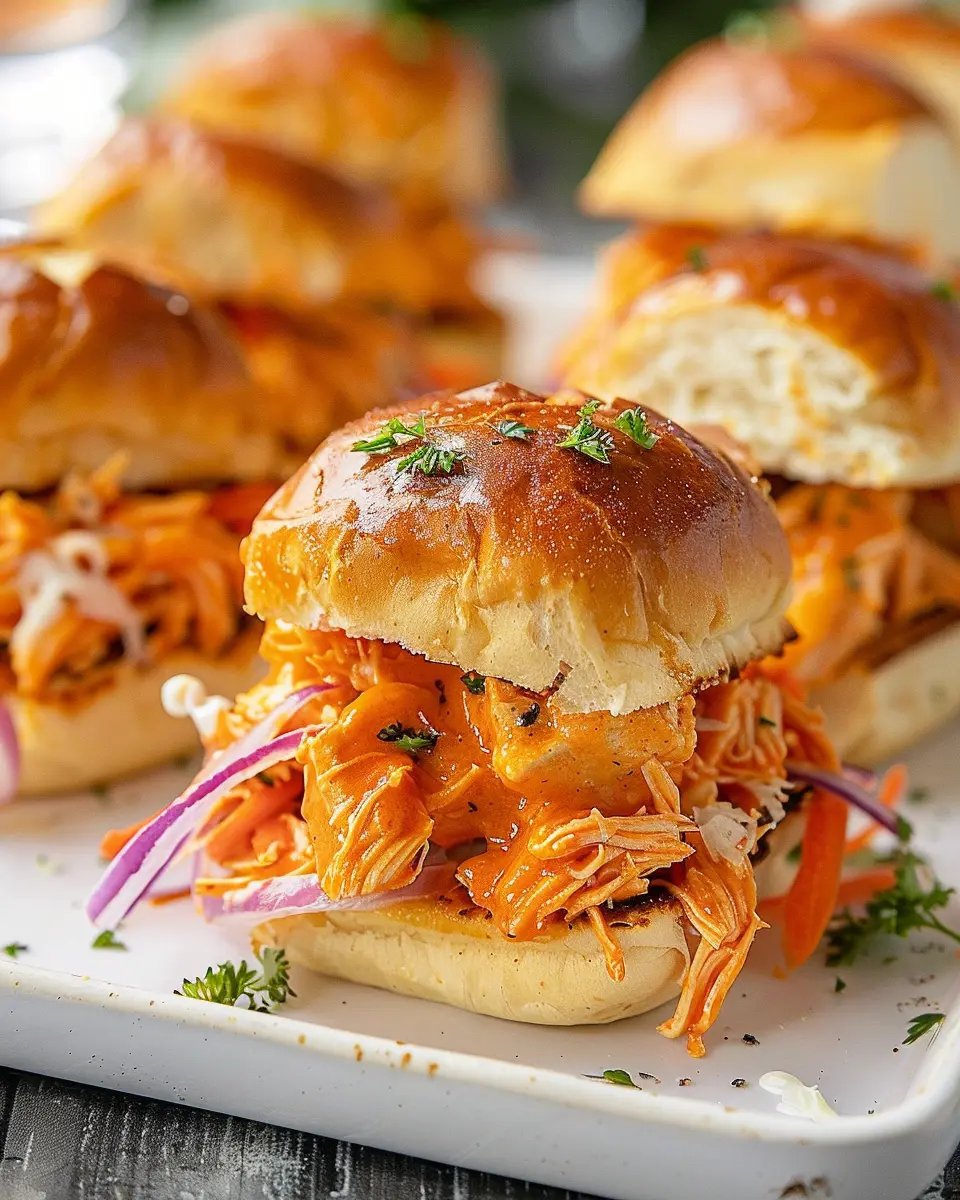 Buffalo Chicken Sliders: Easy, Flavor-Packed Comfort Food Delight
