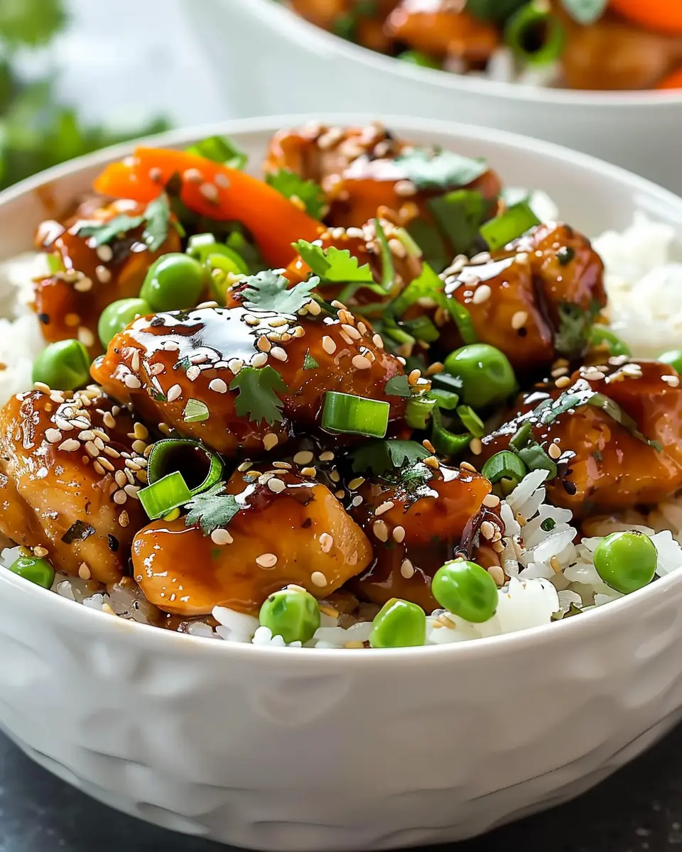 Sticky Chicken Rice Bowls: Indulgent Recipe for a Cozy Dinner