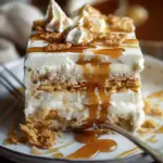 Ritz Cracker Salted Caramel Icebox Cake